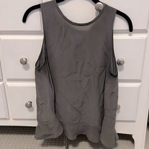 Flirty madewell tank top in dark grey